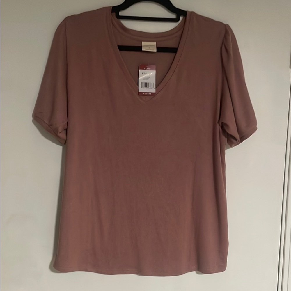 Mod Ref Pink Short Sleeve T-Shirt Women Size XL